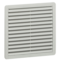 Legrand, Plastic louvre - IP 54 - 250x250 mm - with filter G 3 - RAL 7035