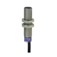 Schneider, inductive sensor XS6 M12 - L53mm - brass - Sn4mm - 12..48VDC - cable 2m