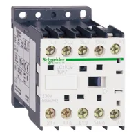 Schneider, TeSys K contactor - 3P - AC-3  440 V 6 A - 1 NC aux. - 110 V AC coil