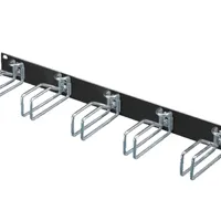 Rittal, DK Cable Management Panel, 1 U, With Steel Rings