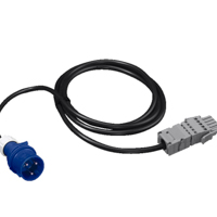 Rittal, DK Connection cable, L: 3 m, 16 A, 1-phase, Wago X-Com, CEE, For PSM
