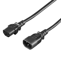Rittal, DK Extension cable, L: 1,8 m, 230 V, 110 V (DC), C13/C14, For CMC III