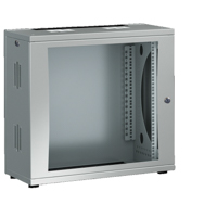 Rittal, DK FlatBox, WHD: 600x625x400 mm, 12 U, with 482.6 mm (19") mounting frame