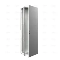 Rittal, VX Baying Enclosure System, Whd: 600X1800X400 Mm, Sheet Steel, With Mounting Plate, Single Door AT The Front