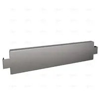 Rittal, VX Base/Plinth Trim Panel, Side, H: 100 Mm, For D: 600 Mm, Stainless Steel, 1.4301