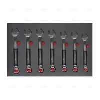 TRAY - SET OF COMBINATION WRENCHES (INCHES) ANTIDROP ACO - EGA Master