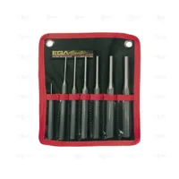 SET OF 7 HEXAGONAL PIN PUNCHES - EGA Master