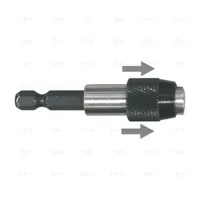 MAGNETIC BIT HOLDER 60 MM INOX TYPE PUSH - EGA Master