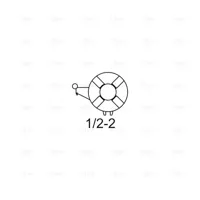 DIE HEAD SET 1/2" - 2" WITHOUT DIES FOR ROSCAMATIC 100-4 - EGA Master