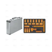 SET OF 19 SOCKET WRENCHES 3/8" (6-21 MM LONG SERIE) 1000 V - EGA Master