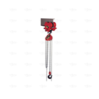 HAND CHAIN HOIST PUSH TROLLEY 2000 KG -LOAD CHAIN SAFETY FACTOR 6-1 3 METERS LIFTING HEIGHT - EGA Master