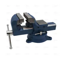 SWIVEL PARALLEL BENCH VICE 6" WITH PIPE JAWS - EGA Master