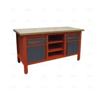 WORK BENCH 1690 X 600 X 865 MM (2 DRAWERS 2 DOORS COMPARTMENT) - EGA Master