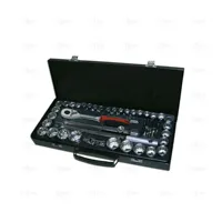 SET OF 41 PCS. SOCKET WRENCHES (10-32 MM Y 3/8" - 1.1/4") 12 EDGES - EGA Master