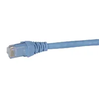 Legrand, Patch cord RJ 45 - RJ 45 - U/UTP cat. 6 unscreened impedance 100 ohms - PVC light blue - length 1 m