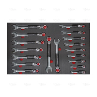 TRAY - SET OF COMBINATION WRENCHES (MM) ANTIDROP ACO - EGA Master