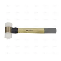 NYLON HAMMER Ø 55 - 1000 GR HICKORY HANDLE NON SPARKING Al-Bron - EGA Master