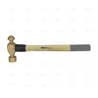 BALL PEIN HAMMER 900 GR HICKORY HANDLE NON SPARKING Al-Bron - EGA Master