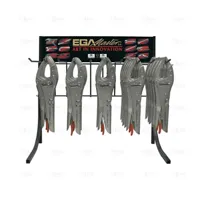 DISPLAY OF 25 MULTIPOSITION LARGE CAPACITY GRIP PLIERS - EGA Master
