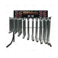 DISPLAY OF DE 165 OFFSET WRENCHES 6-7 /20 -22 AEROSPATIAL CHROME PLATING - EGA Master
