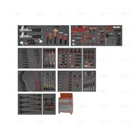 SETOF 169 PCS - TOOLS ROLLER CABINET EVA FOAMS ANTIDROP ACO - EGA Master