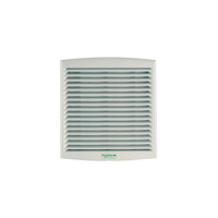 Schneider,  ClimaSys forced vent. IP54, 85m3/h, 230V, with outlet grille and filter G2