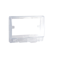 Schneider,  Full-Time Weatherproof Twin Gang Socket Cover (Transparent) IP55