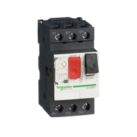 Schneider,  Motor circuit breaker, TeSys GV2, 3P, 1.6-2.5 A, thermal magnetic, screw clamp terminals