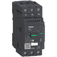 Schneider,  Motor circuit breaker, TeSys GV3, 3P, 40 A, magnetic, rotary handle, EverLink terminals
