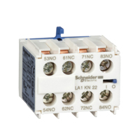 Schneider, TeSys K - Auxiliary contact block - 2 NO + 2 NC - screw-clamps terminals