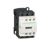 Schneider, TeSys D contactor - 3P(3 NO) - AC-3 -  440 V 12 A - 24 V AC coil