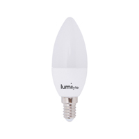 Lumilyte, LED Bulb - Candle, 5W, White, 2700K