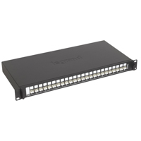 Legrand, LCS³ equipped 19" optic drawer - sliding - 24 LC duplex multimode connectors for 48 fibres