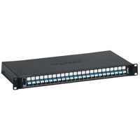 Legrand, LCS³ equipped 19" optic drawer - sliding - 24 LC duplex single-mode connectors for 48 fibres