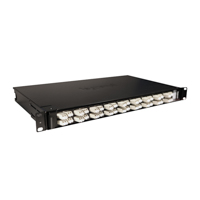 Legrand, LCS³ equipped 19" optic drawer - rotating - 36 LC duplex multimode connectors for 72 fibres