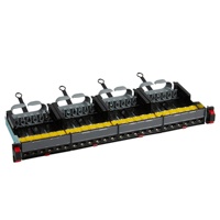 Legrand, Flat patch panel equipped with 24 RJ 45 connectors LCS³ - 19" - 1U - Cat.6 A UTP