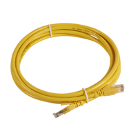 Legrand, Patch cord category 6 A - U/UTP unscreened - PVC - length 3 m - yellow