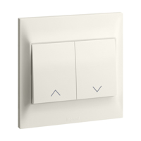 Belanko S 1 gang push button shutter with marking -6A - Ivory | 617816 | 3414971689008 | LEGRAND