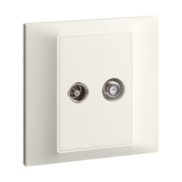 Belanko S female TV Satellite socket - Ivory | 617838 | 3414971689541 | LEGRAND