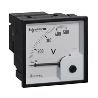 Schneider,  analog voltmeter VLT - 72 x 72 mm - 0..500 V