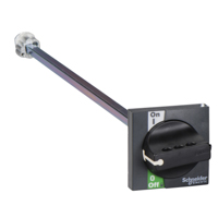 Schneider,  extended rotary handle for front control, Compact INS40 to INS60, IP55, IK08, black handle