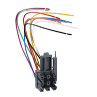 Schneider,  automatic auxiliary connector, moving part, Compact NSX 400/630, for circuit breaker, 1 to 9 wires