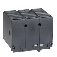 Schneider,  long terminal shield, Compact NSX, EasyPact CVS, 3 poles, pitch 35 mm