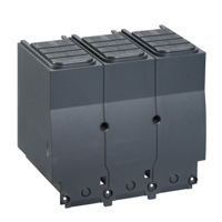 Schneider,  long terminal shield for spreaders, Compact NSX, EasyPact CVS, 3 poles, pitch 52.5 mm