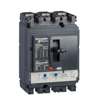 Schneider,  circuit breaker Compact NSX250N, 50 kA at 415 VAC, TMD trip unit 160 A, 3 poles 3d