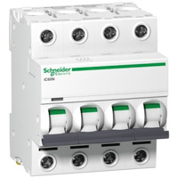 Schneider, Acti9 iC60N 4P 50A C Miniature Circuit b