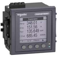 Schneider,  PM5100 Meter, without communication, up to 15th H, 1DO 33 alarms