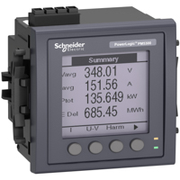 Schneider,  PM5320 Meter, ethernet, up to 31st H, 256K 2DI/2DO 35 alarms