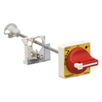 Schneider,  Extended rotary handle kit, TeSys GV2, IP54, red handle, with trip indication, for GV2L-GV2P