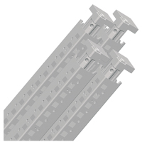 Schneider, Set of 4 vertical uprights for Spacial SF enclosure. Height: 2000 mm. RAL 7035.